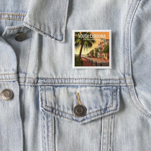 Vintag South Carolina Button (Beispiel)