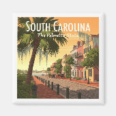 Vintag South Carolina Magnet (Vorne)