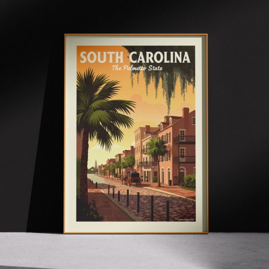 Vintag South Carolina Poster