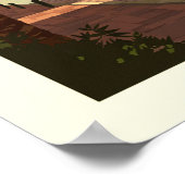 Vintag South Carolina Poster (Ecke)