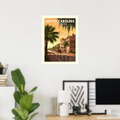Vintag South Carolina Poster (Heimbüro)