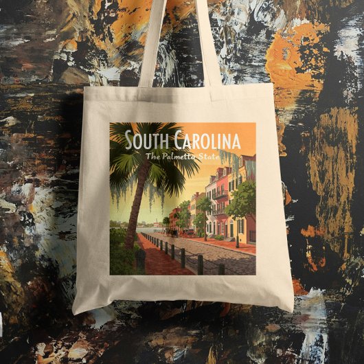 Vintag South Carolina Tragetasche