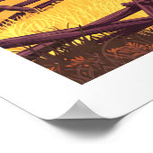 Vintag South Dakota Poster (Ecke)