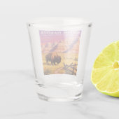 Vintag South Dakota Schnapsglas (Rückseite)