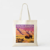 Vintag South Dakota Tragetasche (Rückseite)