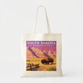 Vintag South Dakota Tragetasche (Vorne)