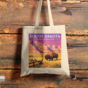Vintag South Dakota Tragetasche
