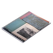 Vintag Souvenirs de Paris Personalisiert Notebook  Notizblock (Linke Seite)