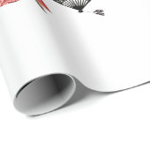 Vintag Spanische Flamenco Dancefarts Geschenkpapier (Rolleneckpunkt)