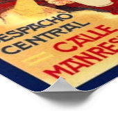 Vintag-Spanische Schokolade-Werbung Poster (Ecke)