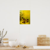 Vintag Sparrow-Poster Poster (Küche)