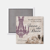 Vintag Speichern des Datumsfensters Magnet (Vorderseite/Rückseite)