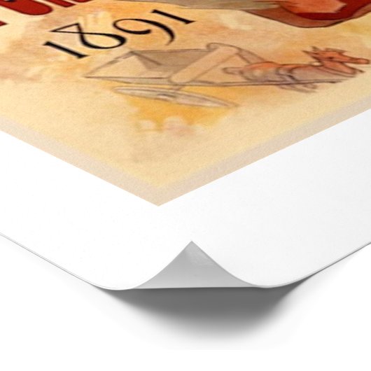 Vintag-Spielzeugplakat Poster (Ecke)