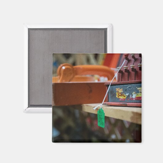 Vintag-Spielzeugzug Magnet (Vorderseite/Rückseite)