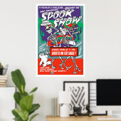 Vintag Spook Show Poster (Heimbüro)