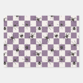 Vintag Spooky Cotattcore Halloween Geschenkpapier Set