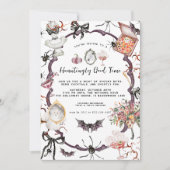 Vintag Spooky Soirée | KernHalloween Einladung (Vorderseite)