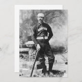 Vintag Sports Foto, Boston Baseball Player (Vorne/Hinten)