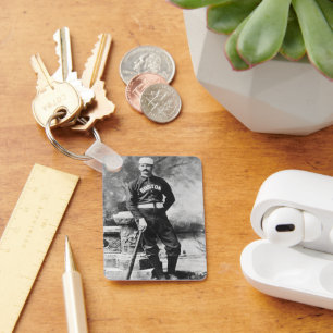 Vintag Sports Foto, Boston Baseball Player Schlüsselanhänger