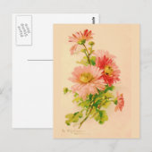 Vintag Spring Bouquet Postcard Postkarte (Vorne/Hinten)