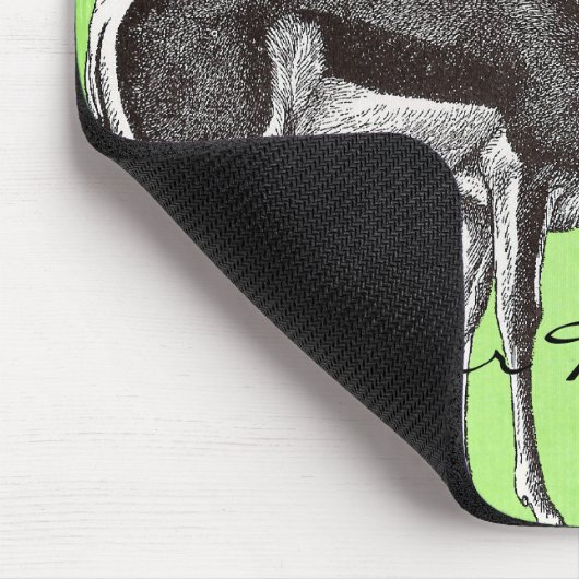 Vintag Springbok Mousepad (Ecke)