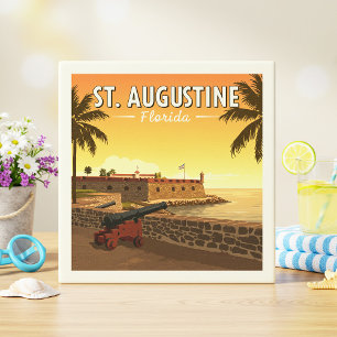 Vintag St. Augustine Florida Fliese