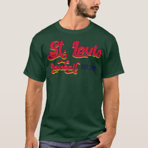 Vintag St Louis Baseball Est 1882 Baseball Lover T-Shirt