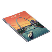 Vintag St. Louis Notizblock (Rechte Seite)