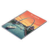 Vintag St. Louis Notizblock (Linke Seite)