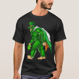 Vintag St Patricks Day Bigfoot Sasquatch irisch T-Shirt