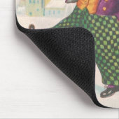 Vintag St Patricks Day Kleeblatt Champagne Mousepad (Ecke)