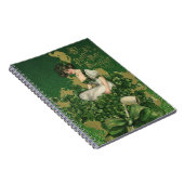 Vintag St. Patrick's Day Souvenir, Irish Lass Notizblock (Rechte Seite)
