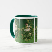 Vintag St. Patrick's Day Souvenir, Irish Lass Tasse (Vorderseite Links)
