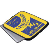 Vintag St. Petersburg Florida Laptopschutzhülle (Vorne Knopf)