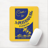 Vintag St. Petersburg Florida Mousepad (Mit Mouse)