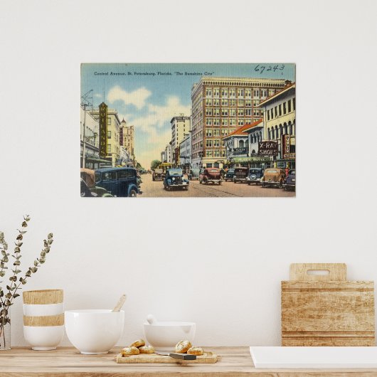 Vintag St. Petersburg Florida Poster (Küche)