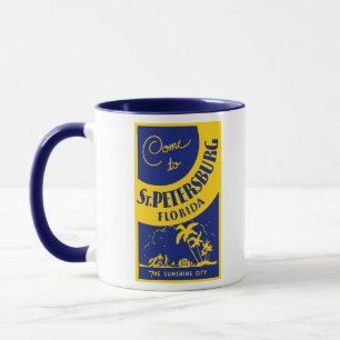 Vintag St. Petersburg Florida Tasse