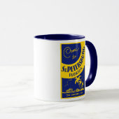 Vintag St. Petersburg Florida Tasse (VorderseiteRechts)