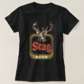 Vintag Stag Beer T-Shirt (Design vorne)