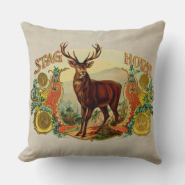 Vintag Stag Horn Kissen