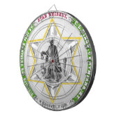 Vintag Star Whiskey-Dartboard Dartscheibe (Vorderseite rechts)