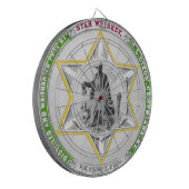 Vintag Star Whiskey-Dartboard Dartscheibe (Vorderseite Links)