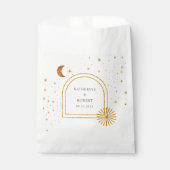 Vintag Stars Moon Wedding Geschenktütchen (Vorderseite)