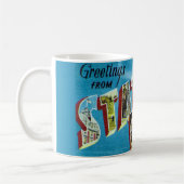 Vintag Staten Island NY Kaffeetasse (Links)