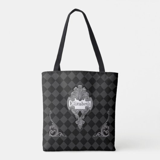 Vintag Steampunk Personalisiert Tasche (Rückseite)