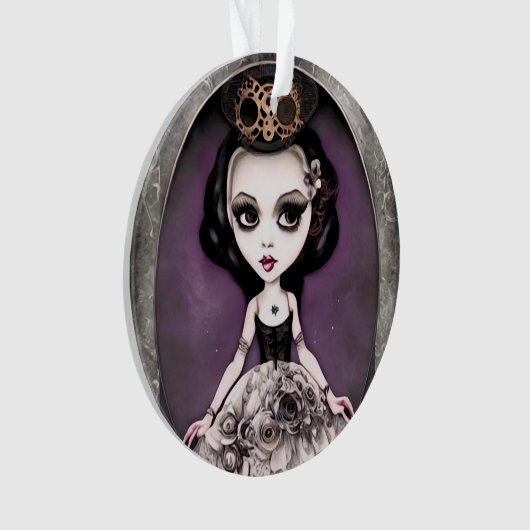 Vintag Steampunk Princess Doll Ornament (Vorderseite)