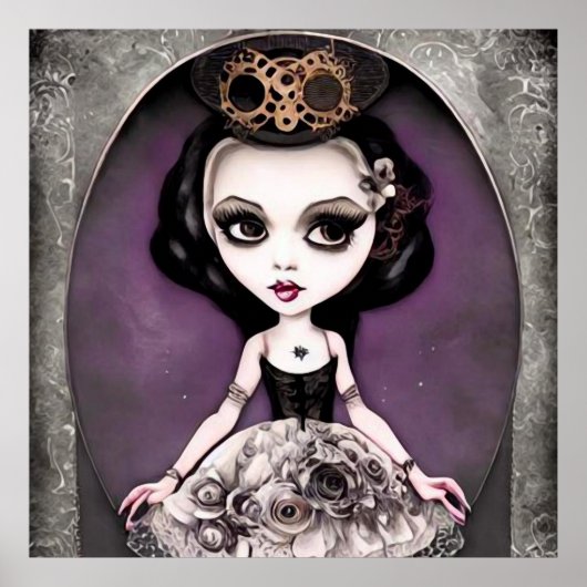 Vintag Steampunk Princess Doll Poster (Vorne)