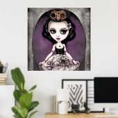 Vintag Steampunk Princess Doll Poster (Heimbüro)