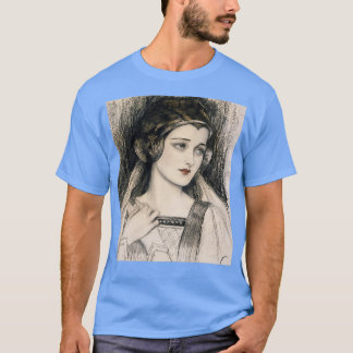 Vintag Steampunk Renaissance schöne Ren Frau T-Shirt