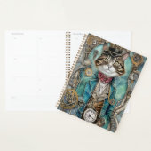 Vintag Steampunk Tabby Cat Planer (Anzeige)